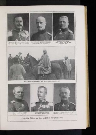 Siegreiche Führer auf dem westlichen Kriegsschauplatz.