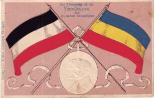 Zur Erinnerung an die Vermählung des deutschen Kronprinzen