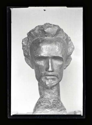 Fotografie Bronzeplastik Hans Blüher (1888-1955) - unbekannter Künstler -