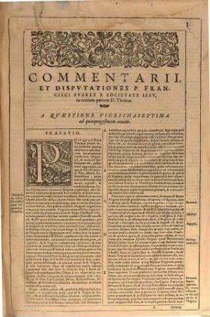 Commentariorum ac disputationum in tertiam partem Divi Thomae tomus .... 2. (1594)