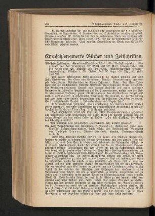 Empfehlenswerte Bücher und Zeitschriften
