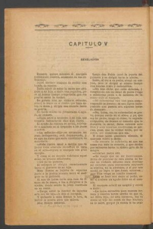 Capítulo V - Revelación