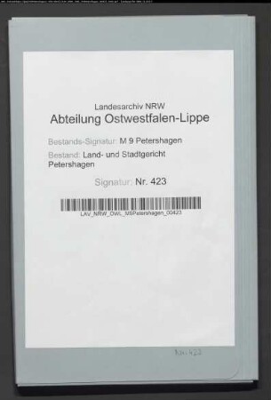 Spezialteilung der Gemeinheiten zu Quetzen