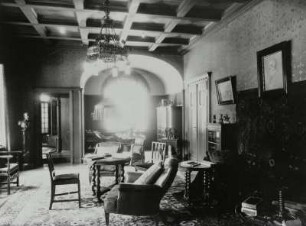 Herrenhaus Bagenz. Arbeitszimmer des Hausherrn