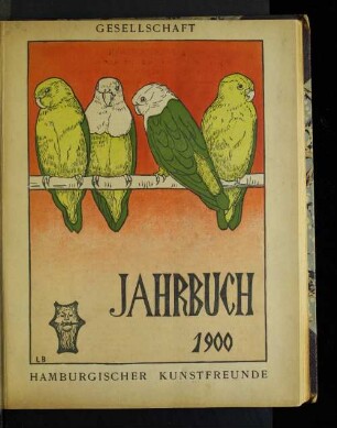6.1900: Jahrbuch // Gesellschaft Hamburgischer Kunstfreunde
