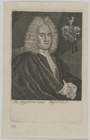 Bildnis des Siegmund Jacob Apin