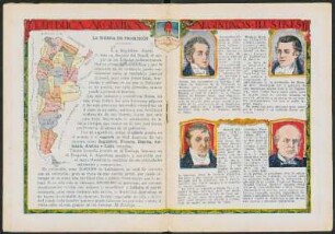 República Argentina: La tierra de promisión [y] Argentinos ilustres