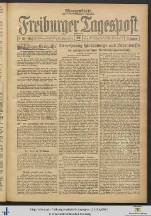 19.11.1919 (Morgenblatt)