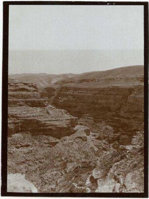 Talbiegung unterhalb marsaba [mar saba]