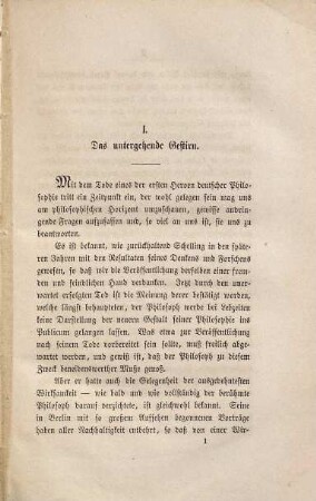 Gegenwart und Zukunft der Philosophie in Deutschland
