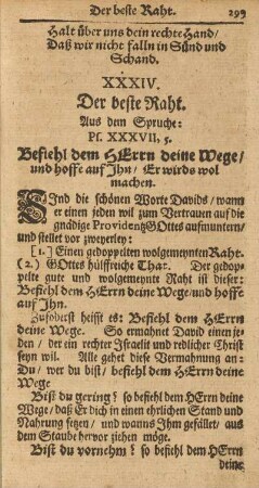 XXXIV. Der beste Raht