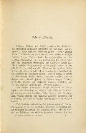 Die Deutschen in Böhmen, Mähren und Schlesien