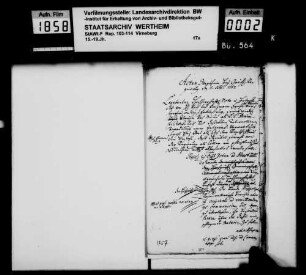 Gesuch des Amtmanns Johann Peter Frohn um Übertritt in kaiserlich-königliche Dienste unter Beibehaltung seiner Amtmannstelle zu Virneburg, auch Gesuche um Erteilung einer Anwartschaft oder Verleihung der Amtmannstelle.