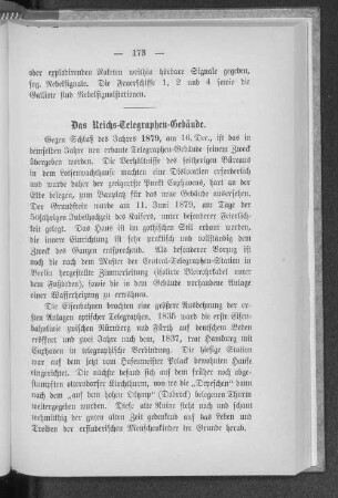 Das Reichs-Telegraphen-Gebäude.