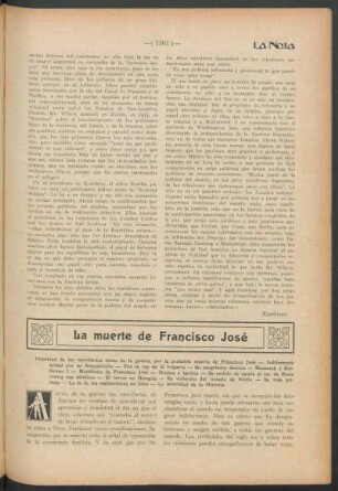 La muerte de Francisco José