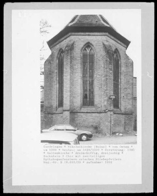 Nikolaikirche — Chor
