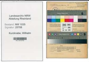 Entnazifizierung Wilhelm Kurzknabe , geb. 30.03.1911 (Werkschutzleiter)