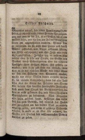 Eilfter Abschnitt. - Zwanzigster Abschnitt.