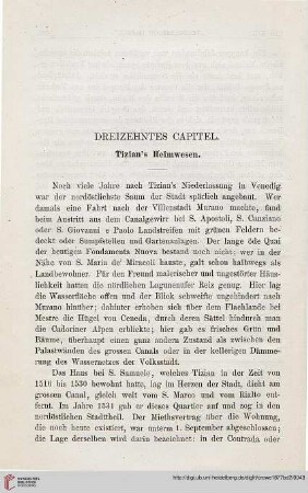 Dreizehntes Capitel. Tizian’s Heimwesen
