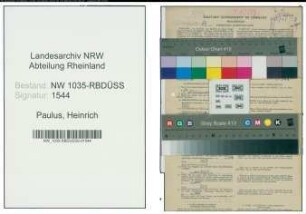 Entnazifizierung Heinrich Paulus , geb. 28.02.1910 (Steiger)