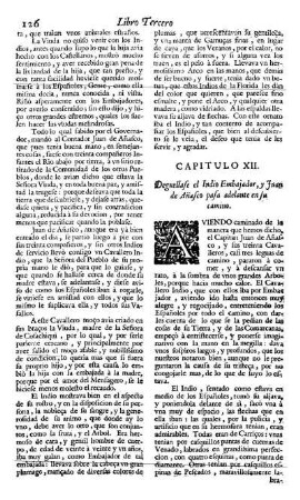 Cap.12. Deguellase el Indio Embajador; y Juan de Añasco pasa adelante, en su camino.