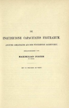 De Inquiscione Capacitatis Figurarum.