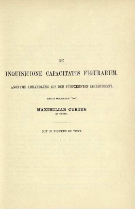 De Inquiscione Capacitatis Figurarum.