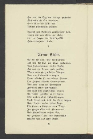 Arme Liebe