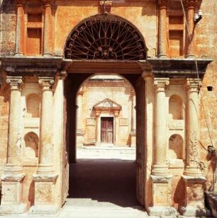 Kreta, Akrotiri. Kloster Agía Triáda. Auf dem Akrotirion bei Chánia. Venezianische Spätrenaissance von 1632. P63