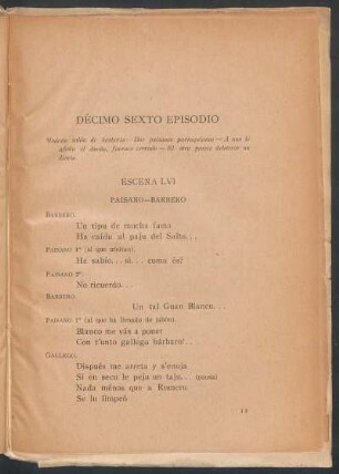 Décimo sexto episodio : Barbería en el Salto