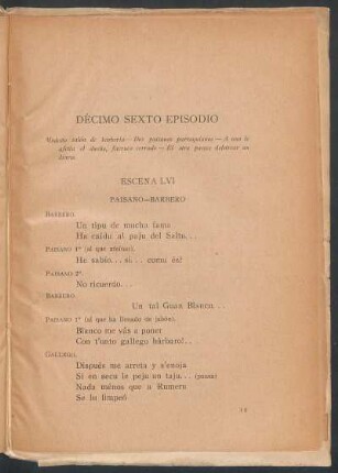 Décimo sexto episodio : Barbería en el Salto