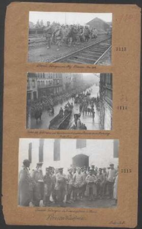 Französ. Gefangene im Genesungsheim in Douai