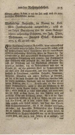 Merkwürdige Rechtsfälle. St.2.