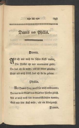Damis und Phillis