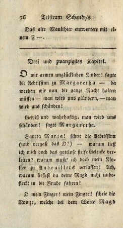 Drei und zwanzigstes Kapitel