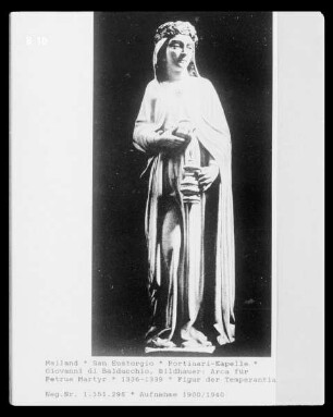 Temperantia an der Arca für Petrus Martyr