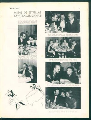Mesas de estrellas norteamericanas