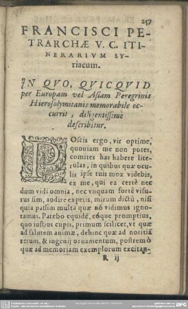 Itinerarium Syriacum