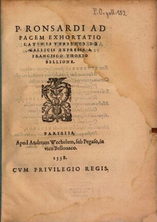 Ad pacem Exhortatio