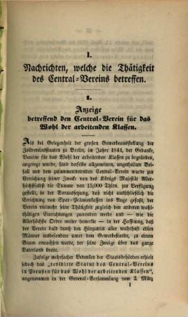 Mittheilungen des Centralvereins für das Wohl der Arbeitenden Klassen. 7/8, 7/8. 1850
