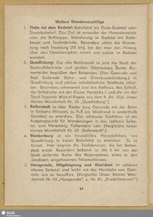 Weitere Wandervorschläge