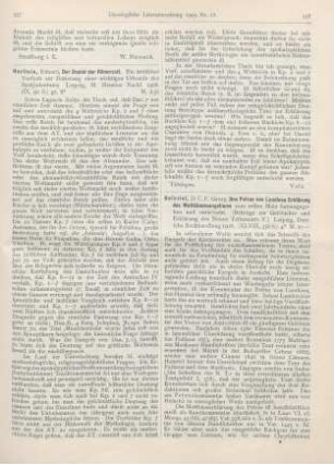 357-358 [Rezension] Hertlein, Eduard, Der Daniel der Römerzeit