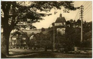 Olbernhau. Oberneuschönberg, Blick zur Kirche