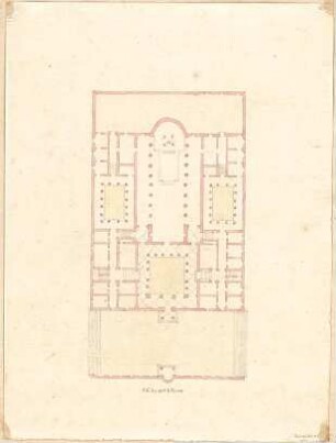 ohne Verfasserangabe; Rom (Italien); San Clemente - Grundriss