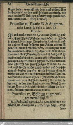 Processus 12. Gold zu augmentiren vermittelst [...]