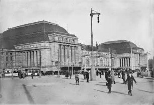 Leipzig, Hauptbahnhof : Leipzig. Hauptbahnhof (1909-1915; Lossow & Kühne)