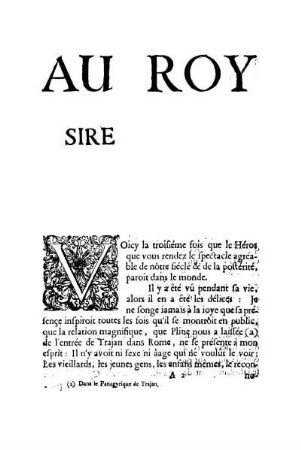 Au Roy Sire.