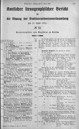 No 15, 17. April 1913