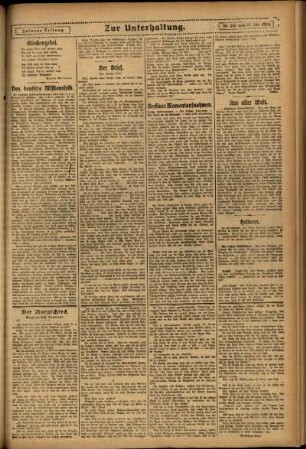 Zweite Ausgabe vom Freitag, den 17. Oktober 1924.