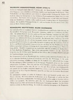 Baugruppe Bismarckstrasse, Bezirk Steglitz